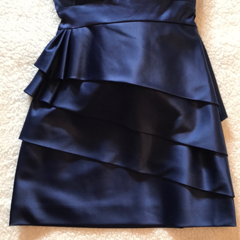 Gorgeous Max & Cleo Royal Blue Strapless Dress Sz4 - Picture 9 of 12